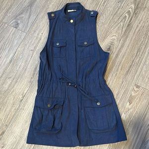 Denim Look Vest
